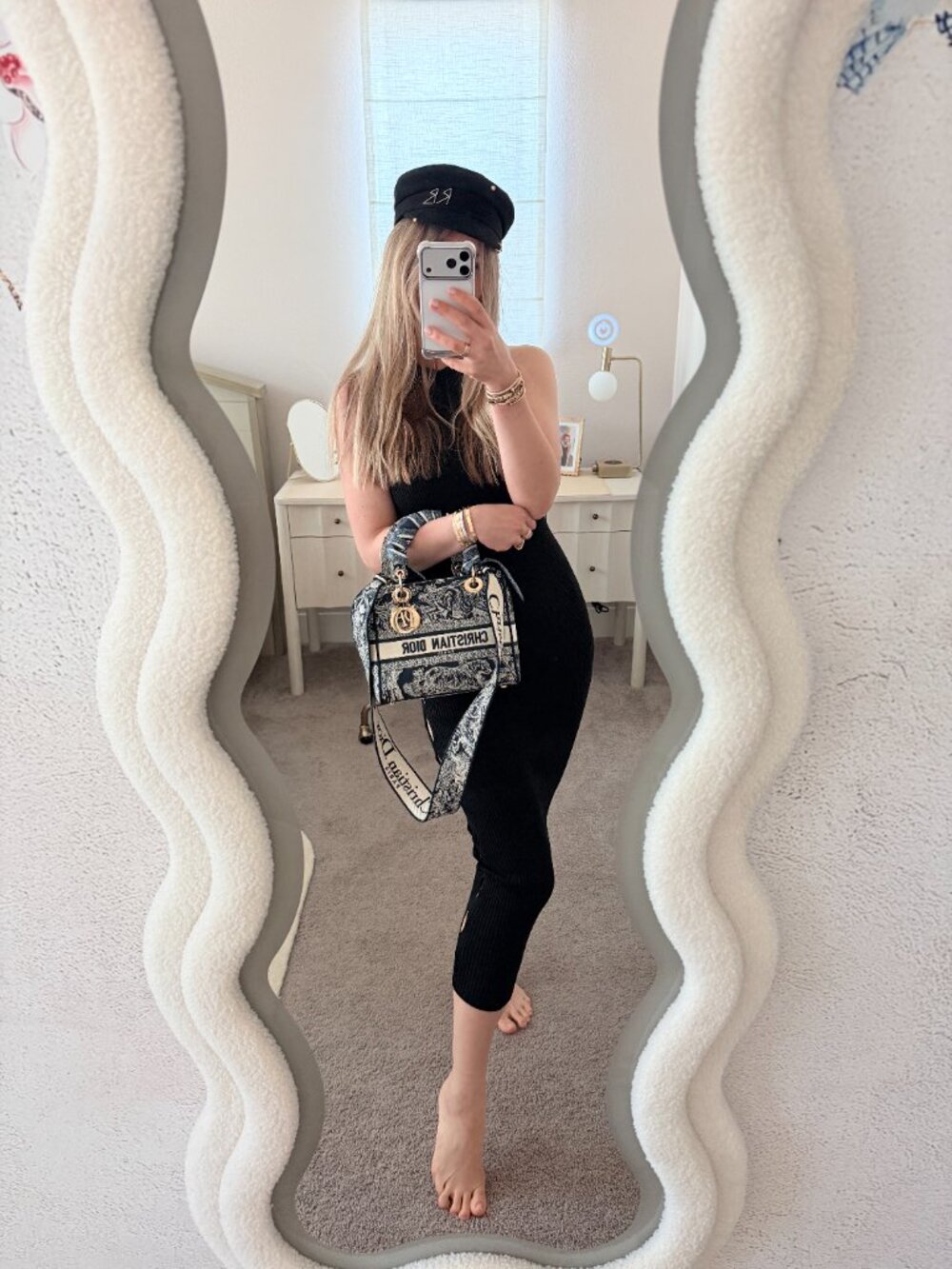 Christian Dior Lady D bag like new.Medium